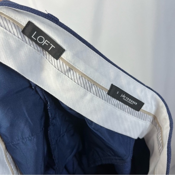 Ann Taylor LOFT Blue Julie Bootcut Trouser Pants 0 - Picture 4 of 4